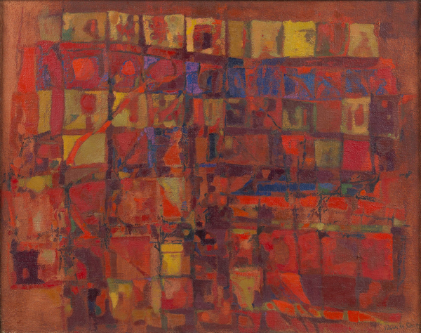 Maria Helena Vieira da Silva, Bibliothèque, 1952