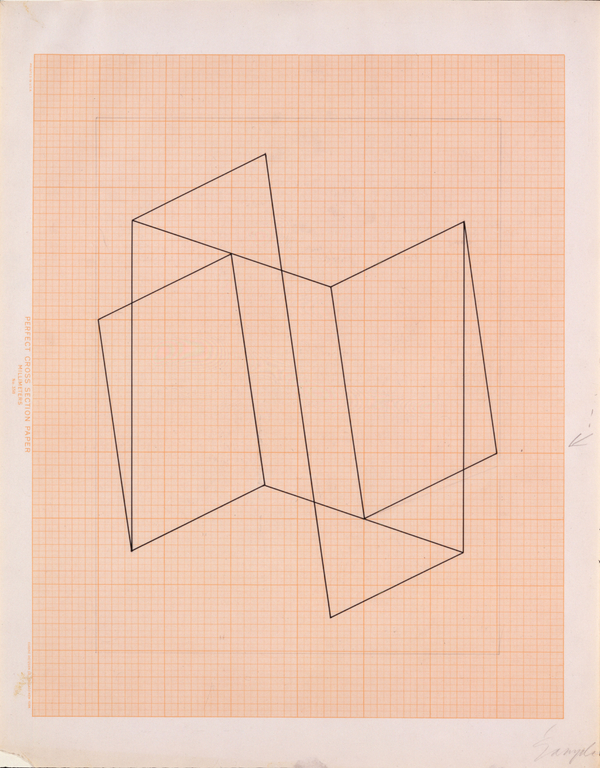 Josef Albers, Structural Constellation (JAAF 1976.3.1534 Structural Constellation), 1955–1958