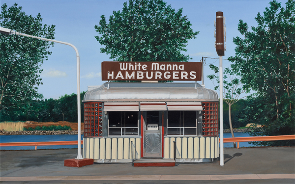 John Baeder, White Manna Hamburgers, 1974