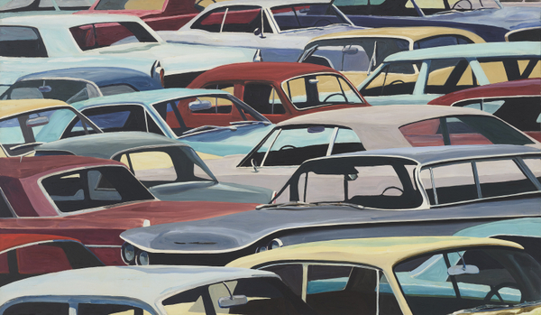 Robert Cottingham, Parking Lot, 1966