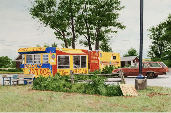 John Baeder, Foot Long, 2009