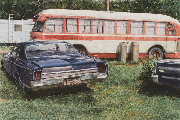 John Salt, Blue Oldsmobile, 1977