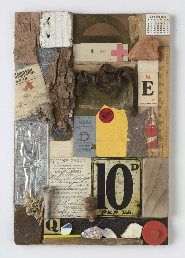 Peter Blake, 10D per Pound (in homage to Kurt Schwitters), 2010