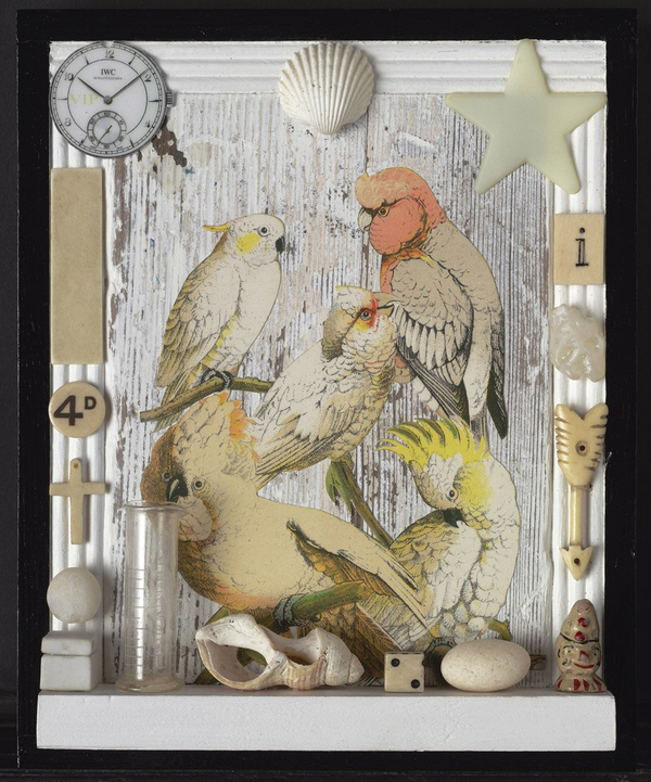 Peter Blake, Birds 3 (in homage to Joseph Cornell), 2010