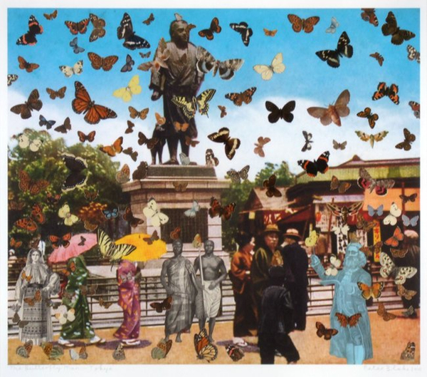 Peter Blake, The Butterfly Man - Tokyo (in homage to Damien Hirst), 2010