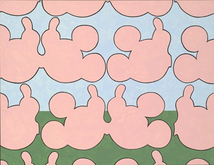 John Wesley, Untitled (Mickey & Minnie), 1983