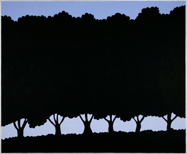 John Wesley, Trees above the Road: La Combe Du Notaire, 1989