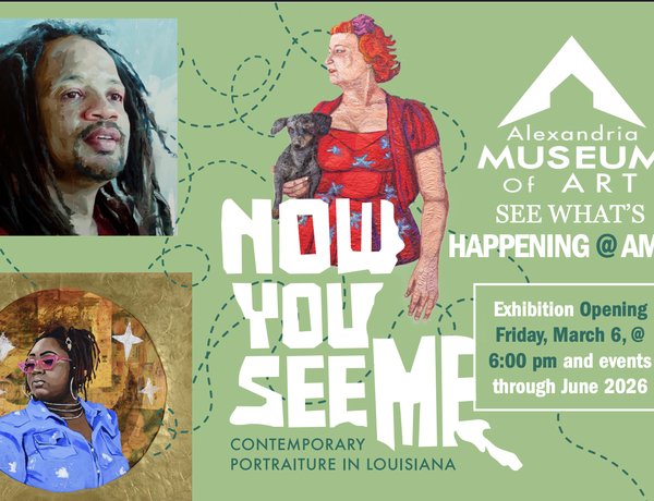 Alexandria Museum of Art - Gina Phillips featured in "Now You See Me Exhibition"