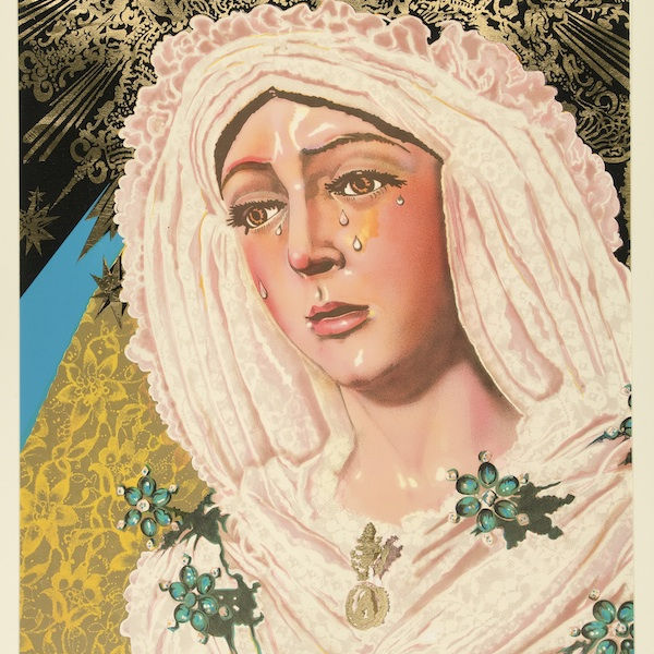 Madonna, 1972, lithograph. © AUDREY FLACK. COURTESY YALE UNIVERSITY ART GALLERY/GIFT OF DR. AND MRS. SAMUEL S. MANDEL, M.D.