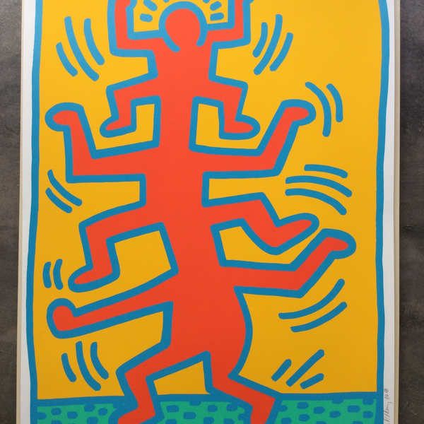 Keith Haring, Growing Number 1 unique Trial Proof *SOLD*, 1988
