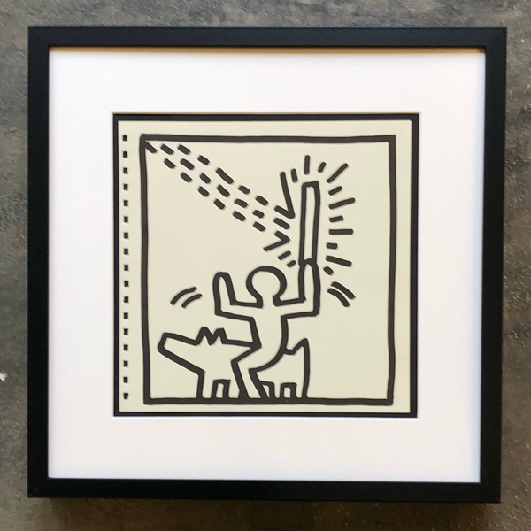 Keith Haring, Plate 14, Tony Shafrazi Gallery exhibition catalogue, 1982
