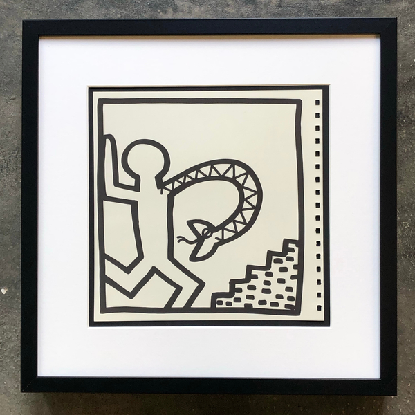 Keith Haring, Plate 5, Tony Shafrazi Gallery exhibition catalogue, 1982