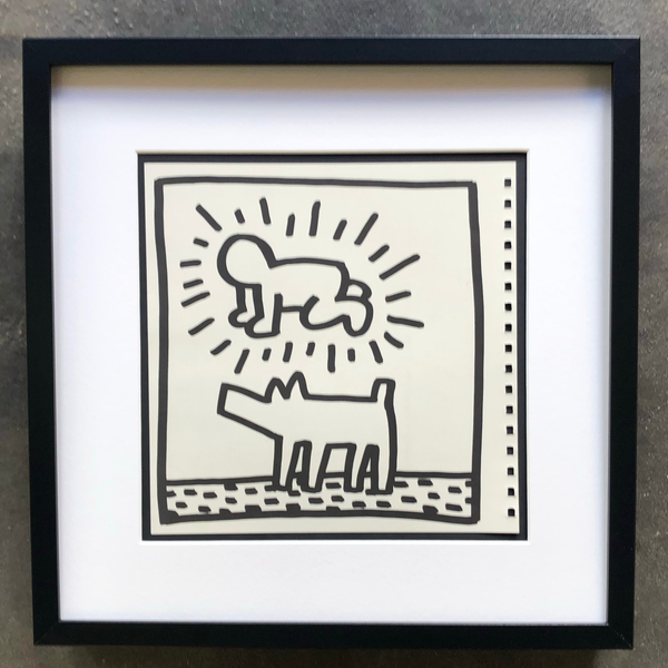 Keith Haring, Plate 3, Tony Shafrazi Gallery *SOLD*, 1982