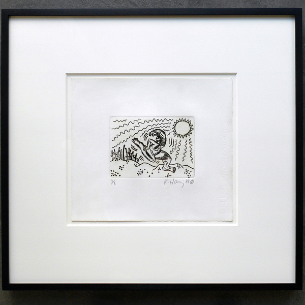 Keith Haring, Untitled etching *SOLD*, 1989