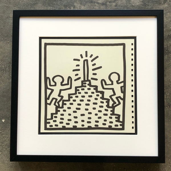 Keith Haring, Plate 7, Tony Shafrazi Gallery exhibition catalogue, 1982