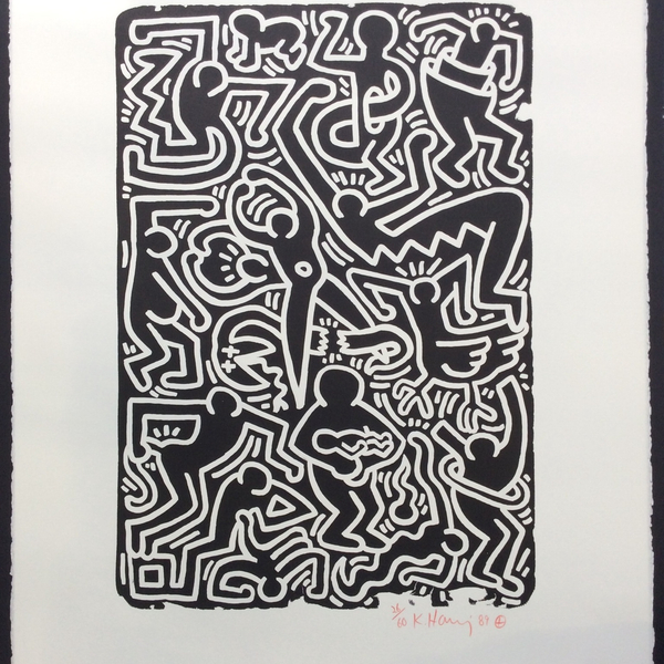 Keith Haring, Stones No. 5 *SOLD*, 1989