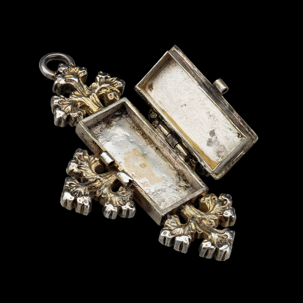 Reliquary Pendant with Christ on the Cross