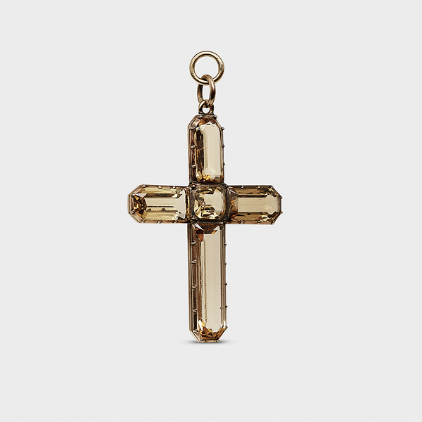 Topaz Cross Pendant