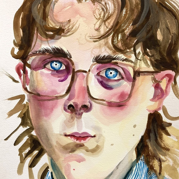 Wilfrid Wood (successful applicant 2024), Jack, watercolour, 40 x 52cm