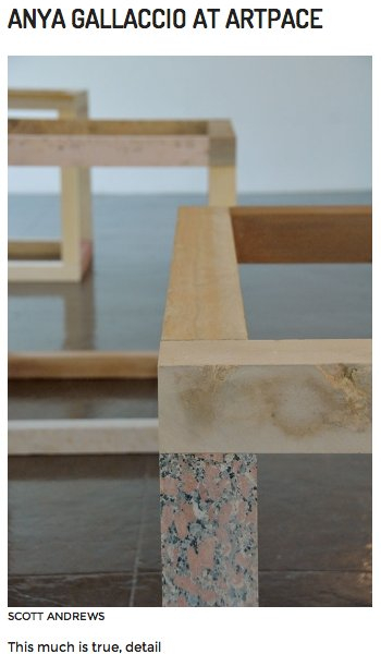 Anya Gallaccio: Artpace, San Antonio