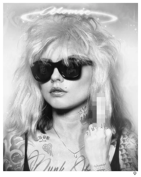 JJ Adams - Atomic Girl (black and white) , 2017