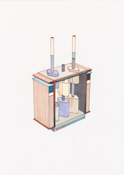 Amba Sayal-Bennett Tam, 2021 Ink, pro-marker and graphite on paper 30 x 21 cm 11 3/4 x 8 1/4 in
