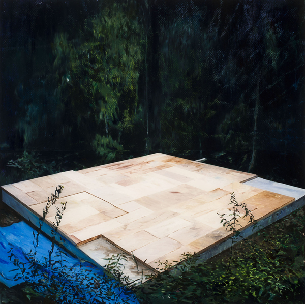 Gil Heitor Cortesāo Platform, 2012 Oil on plexiglass 84 x 84 cm 33 x 33 in