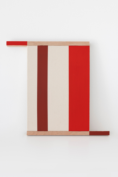 Sarah Almehairi Off Centered Ratio , 2023 Acrylic on wood and canvas 45 x 50 cm 17 3/4 x 19 3/4 in