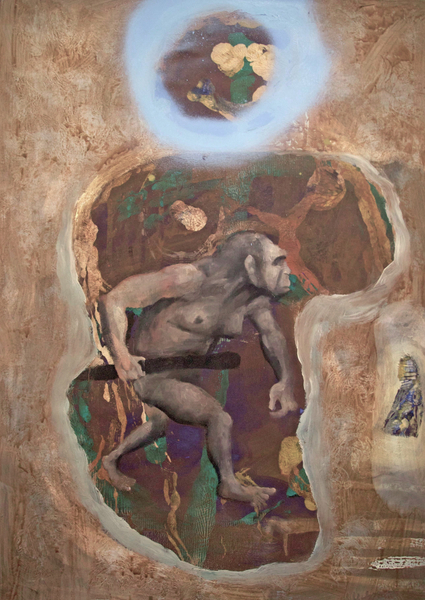 Philip Mueller Oval #2, 2013 Mixed media on paper 70 x 50 cm 27 1/2 x 19 3/4 in