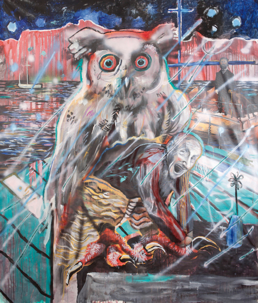 Philip Mueller Legion, 2010 Oil and acrylic on canvas 260 x 200 cm 102 3/8 x 78 3/4 in