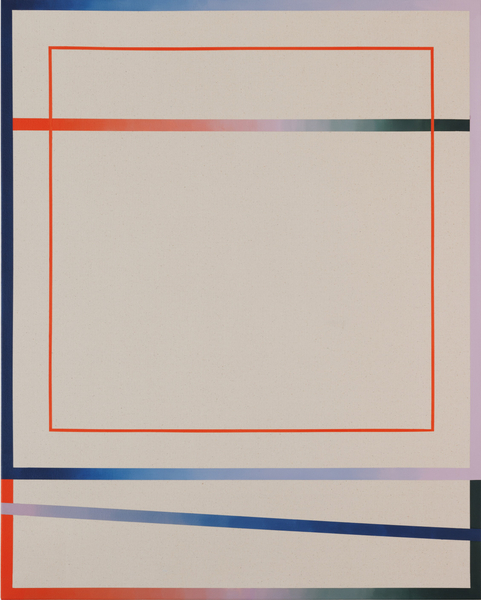 Sarah Almehairi Off Centered Hallucination, 2024 Acrylic on canvas 100 x 80 cm 39 1/4 x 31 1/2 in