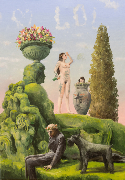 Philip Mueller LOL Bomarzo NRT, 2022 Oil on canvas 70 x 50 cm 27 1/2 x 19 3/4 in