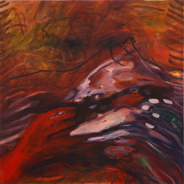 Nour Malas Wolf, 2023 Oil on canvas 75 x 75 cm 29 1/2 x 29 1/2 in