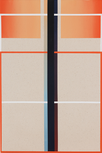 Sarah Almehairi Off Centered Awakening, 2024 Acrylic on canvas 45 x 30 cm 17 3/4 x 11 3/4 in