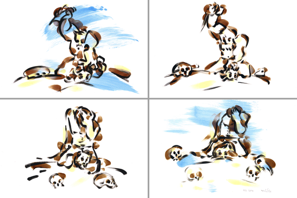 Farzan Sadjadi Untitled - Series C, 2014 Ink on paper 59 x 73 cm 23 1/4 x 28 3/4 in