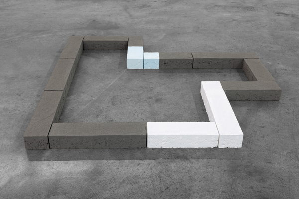 Sarah Almehairi 1. Un-Everydayness, 2022 Concrete pavers 144 x 144 x 8 cm 56 3/4 x 56 3/4 x 3 1/4 in