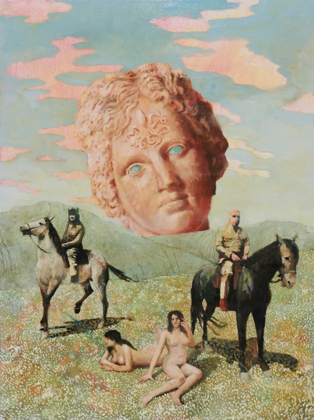 Philip Mueller Daydreaming in Albania, 2023 Oil on canvas 80 x 60 cm 31 1/2 x 23 1/2 in