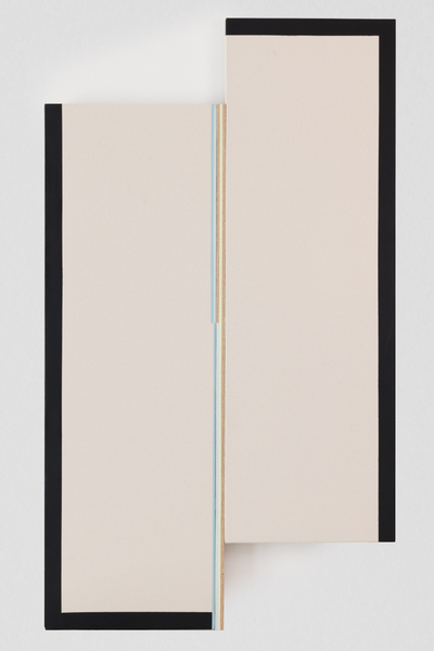 Sarah Almehairi Off Centered Misstep, 2024 Acrylic on wood and canvas 140 x 80 cm 55 x 31 1/2 in