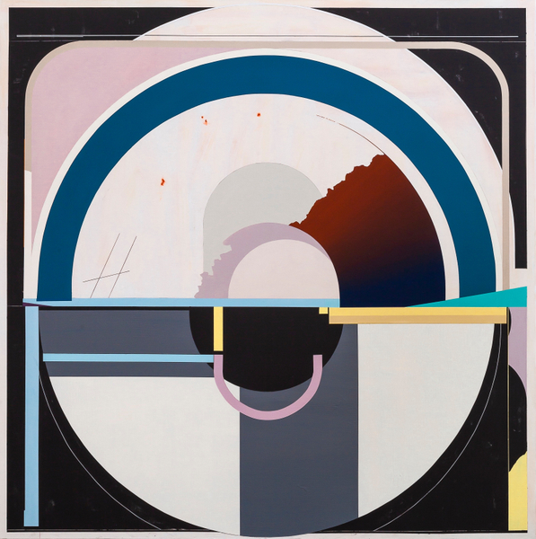 Bernhard Buhmann The Cross, 2023 Oil and acrylic on canvas 200 x 200 cm 78 3/4 x 78 3/4 in