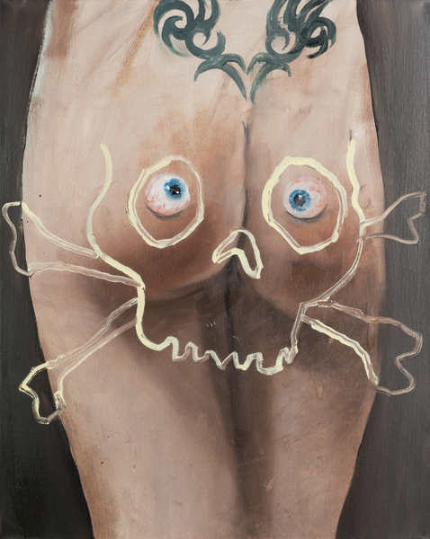 Philip Mueller Tibe guest Stefi #2, 2020 Oil on canvas 50 x 40 cm 19 3/4 x 15 3/4 in