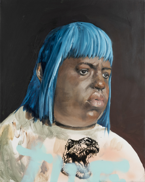 Philip Mueller Tibe guest Nathan B, 2020 Oil on canvas 50 x 40 cm 19 3/4 x 15 3/4 in