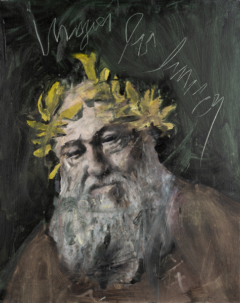 Philip Mueller Tibe guest Herrmann, 2020 Oil on canvas 50 x 40 cm 19 3/4 x 15 3/4 in