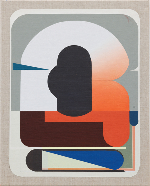 Bernhard Buhmann Shy Guy (study), 2024 Oil and acrylic on canvas 50 x 40 cm 19 3/4 x 15 3/4 in