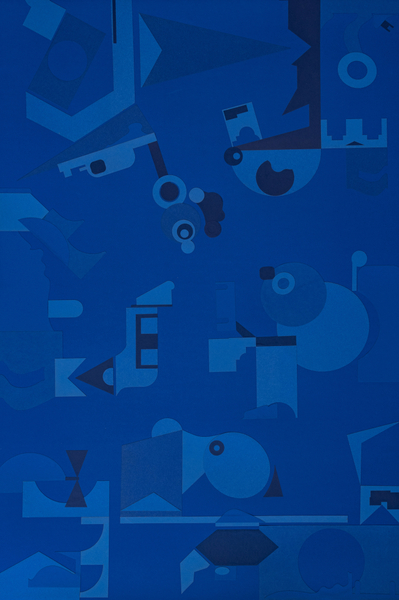 Sarah Almehairi Krakenopolis, 2023 Paper on mat board 120 x 80 cm 47 1/4 x 31 1/2 in