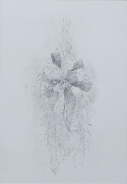 Monika Grabuschnigg Bouquet (Happy Retirement), 2023 Graphite on paper 100 x 70 cm 39 1/4 x 27 1/2 in