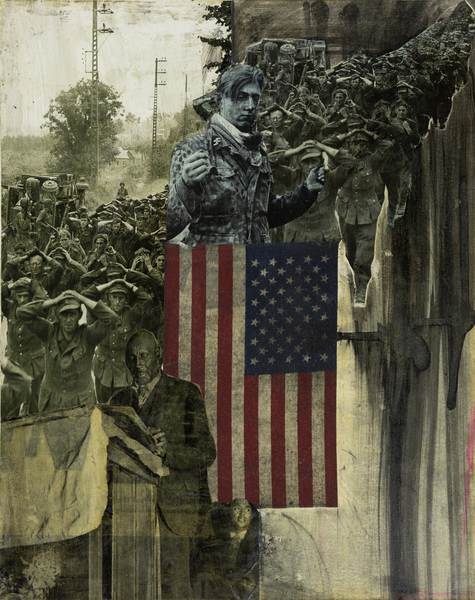 Sara Rahbar Animals #17 (Framed), 2020 Paper collage from vintage books and ink 35.6 x 27.9 cm 14 x 11 in