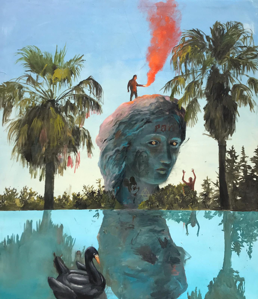 Philip Mueller I will always love you, 2020 Oil on canvas 160 x 140 cm 63 x 55 1/8 in