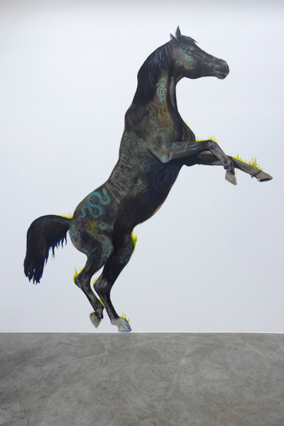 Philip Mueller Softmachine Fury, 2023 Mural 300 x 315 cm 118 x 124 in