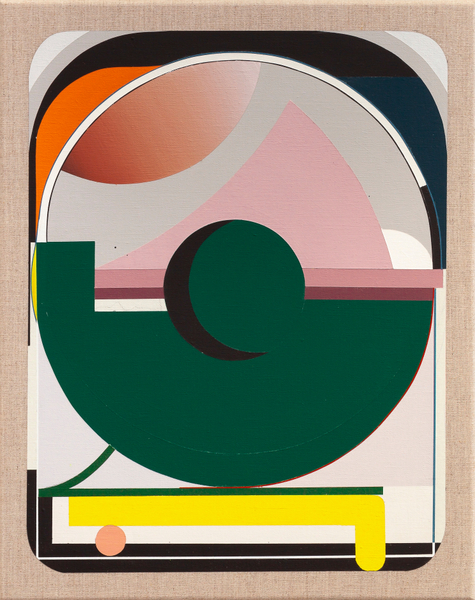 Bernhard Buhmann The Middle (II), 2024 Oil and acrylic on canvas 50 x 40 cm 19 3/4 x 15 3/4 in