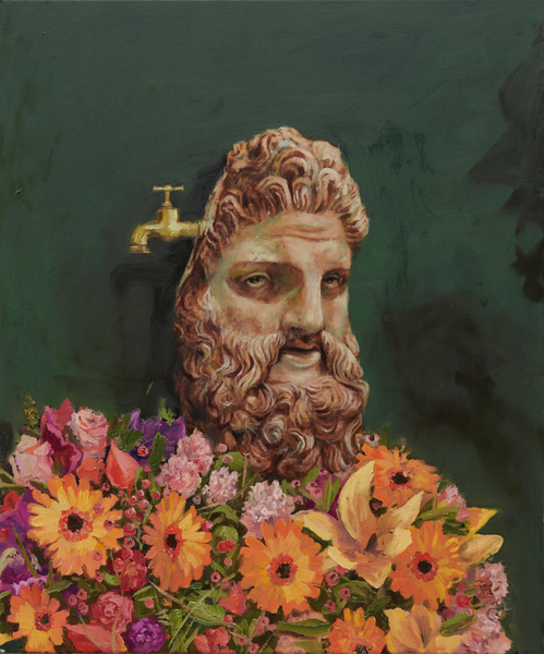 Philip Mueller NRT Driver Hansmann, 2023 Oil on canvas 60 x 50 cm 23 5/8 x 19 3/4 in